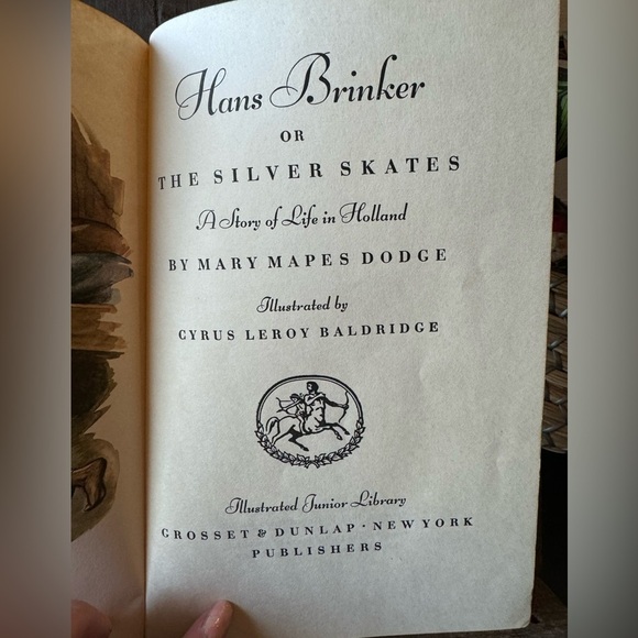 VINTAGE 1945 Hans Brinker The Silver Skates Children’s Book - Picture 12 of 16